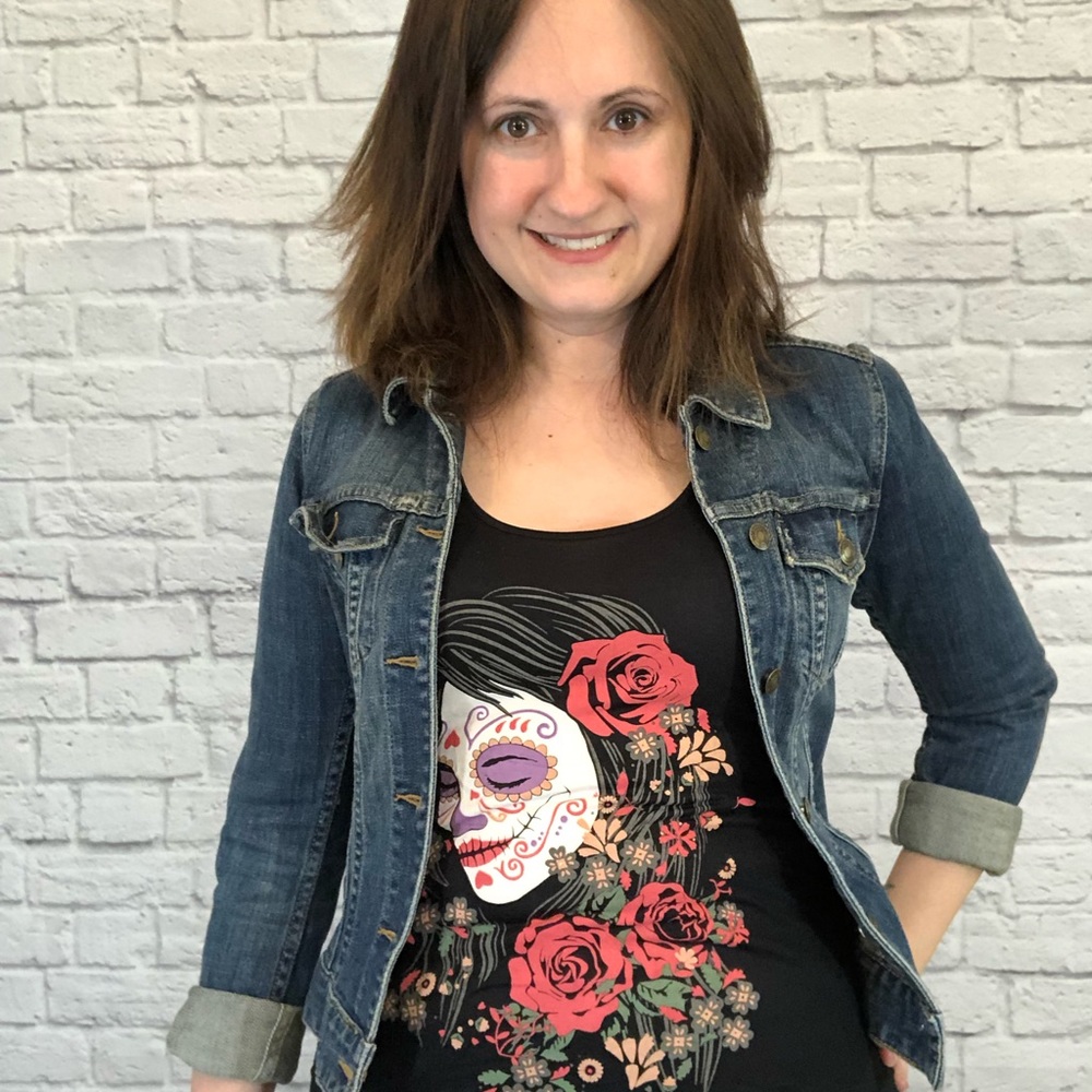 Bear Dance | Sugar Skull Girl Graphic Tank Top